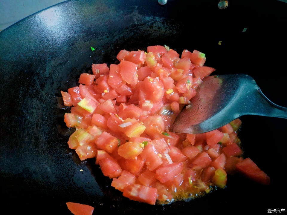 番茄炒花菜