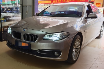 2014款的宝马5系，年检车灯不合格，改了一对LED双光透镜