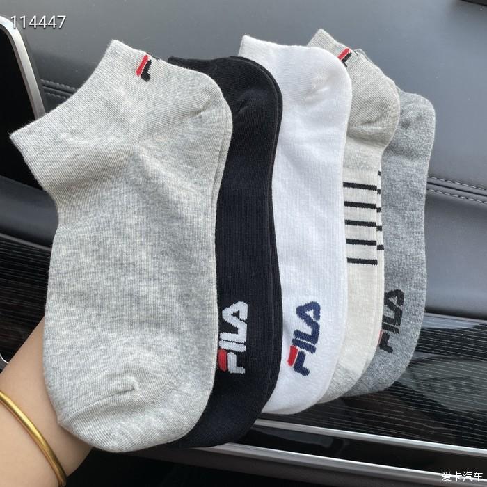 FILA COUPLE SHORT Socks, 5 pairs 28 yuan