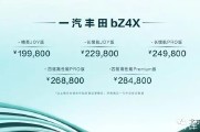 一汽丰田bZ4X上市暨bZ3亮相发布会正式开启