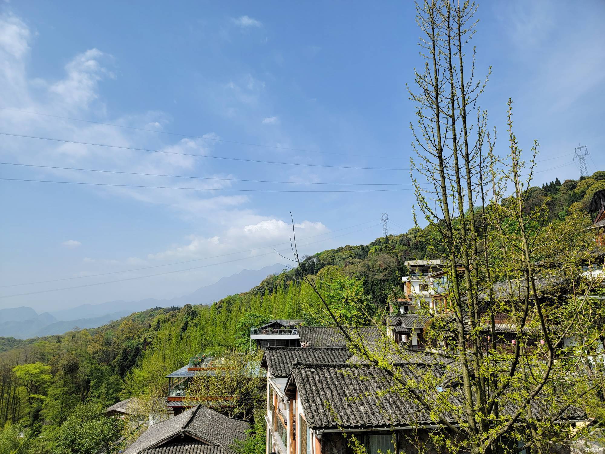 灵岩寺古街,眺望都江堰-爱卡汽车网论坛