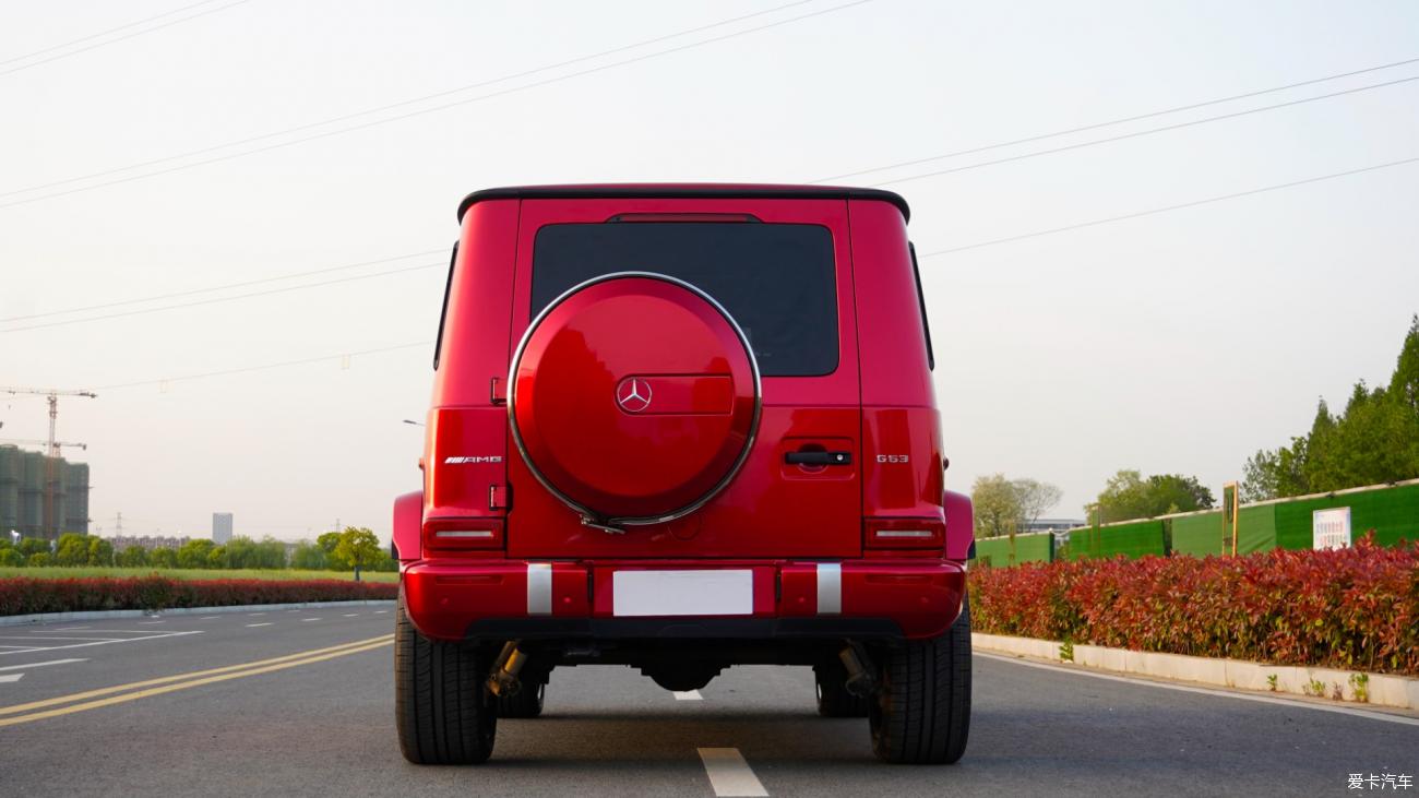 22 Mercedes-Benz Big G upgraded G63 appearance and red color change Membrane + metal guard, domineering coming