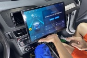 奥迪Q5装车大屏导航中控导航carplay+HIcar
