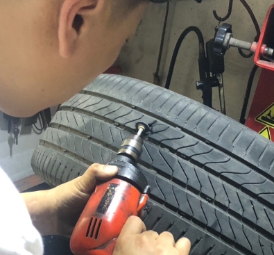 热补轮胎