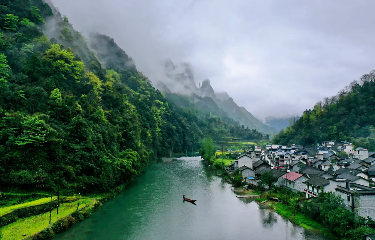 最美乡村风景图片图片