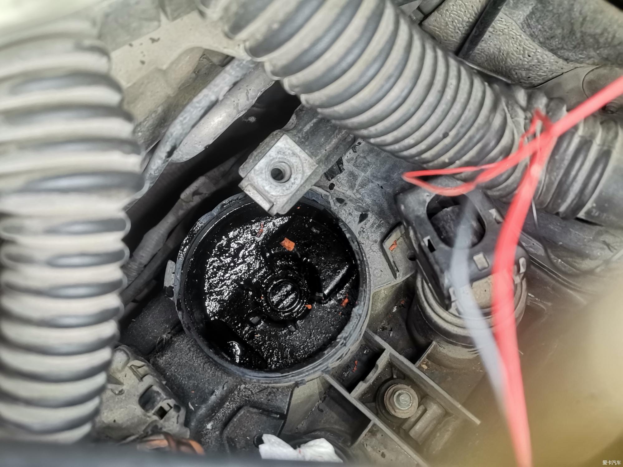 宝马n52废气阀拆装图片