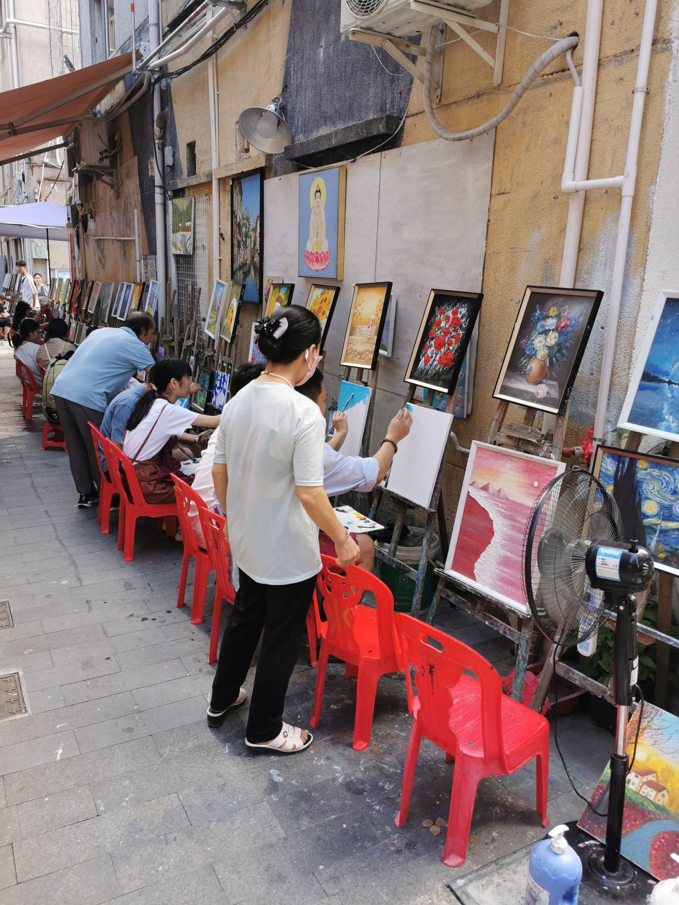 Street Liuzi~Buji Dafen Oil Painting Village