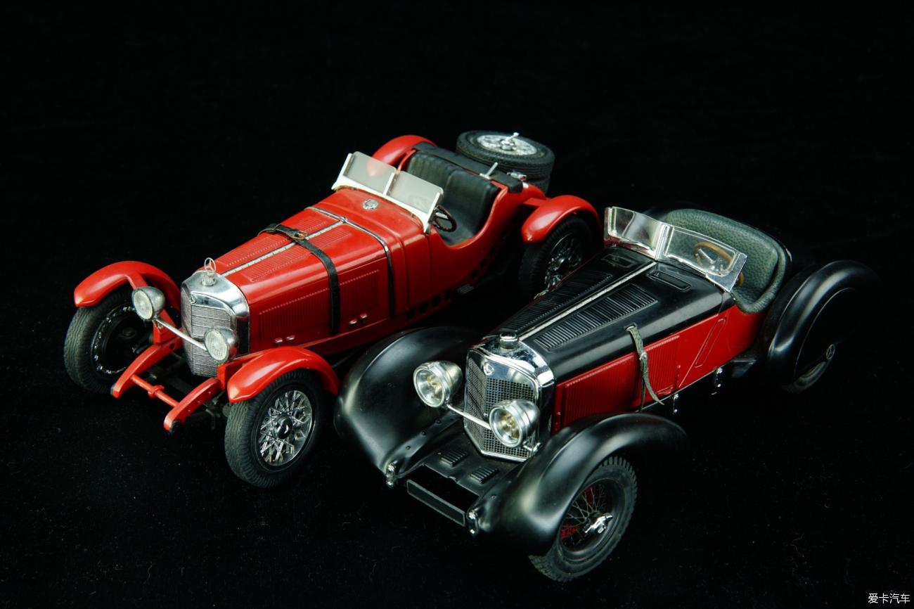 1932梅赛德斯奔驰SSK黑马王子跑车1：24模型