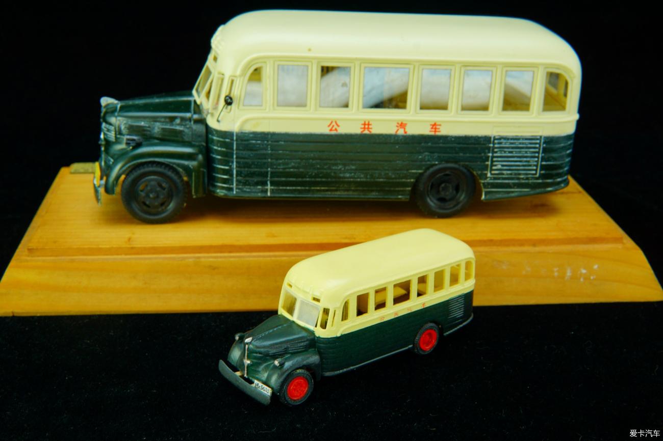1952广州巴士道奇火柴盒1：76手版模型