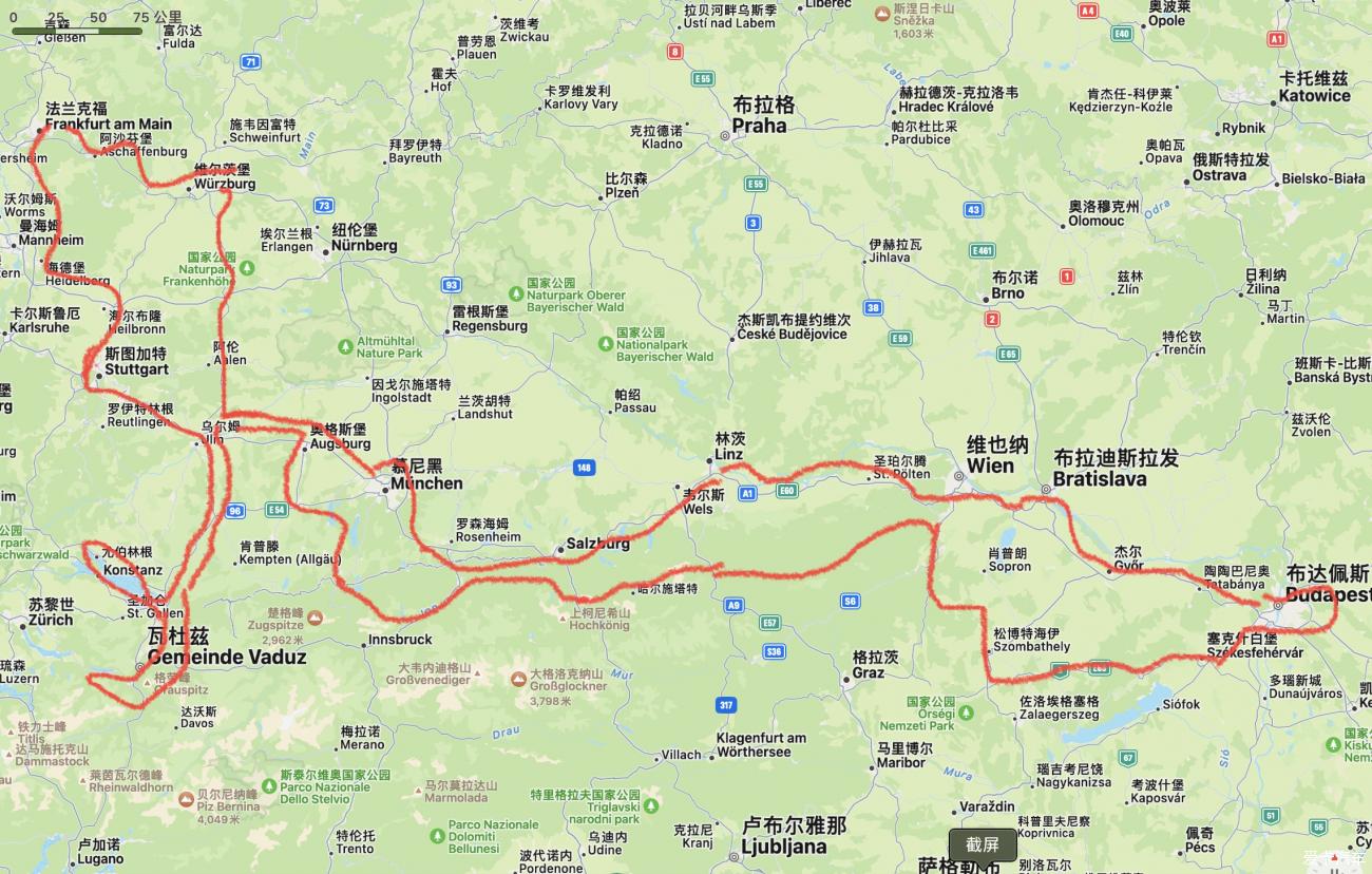 Electric car Mountain Running Series (13), a man drives a tram across five European countries to pick up his daughter for a trip back to China