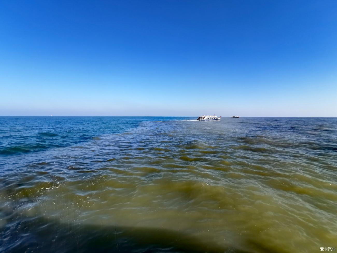 黄河入海流,河海分界线