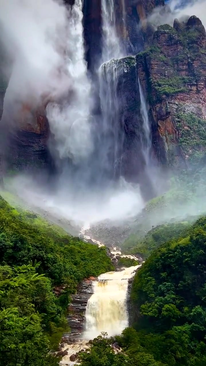 委内瑞拉的安赫尔瀑布,世界上最高的不间断瀑布