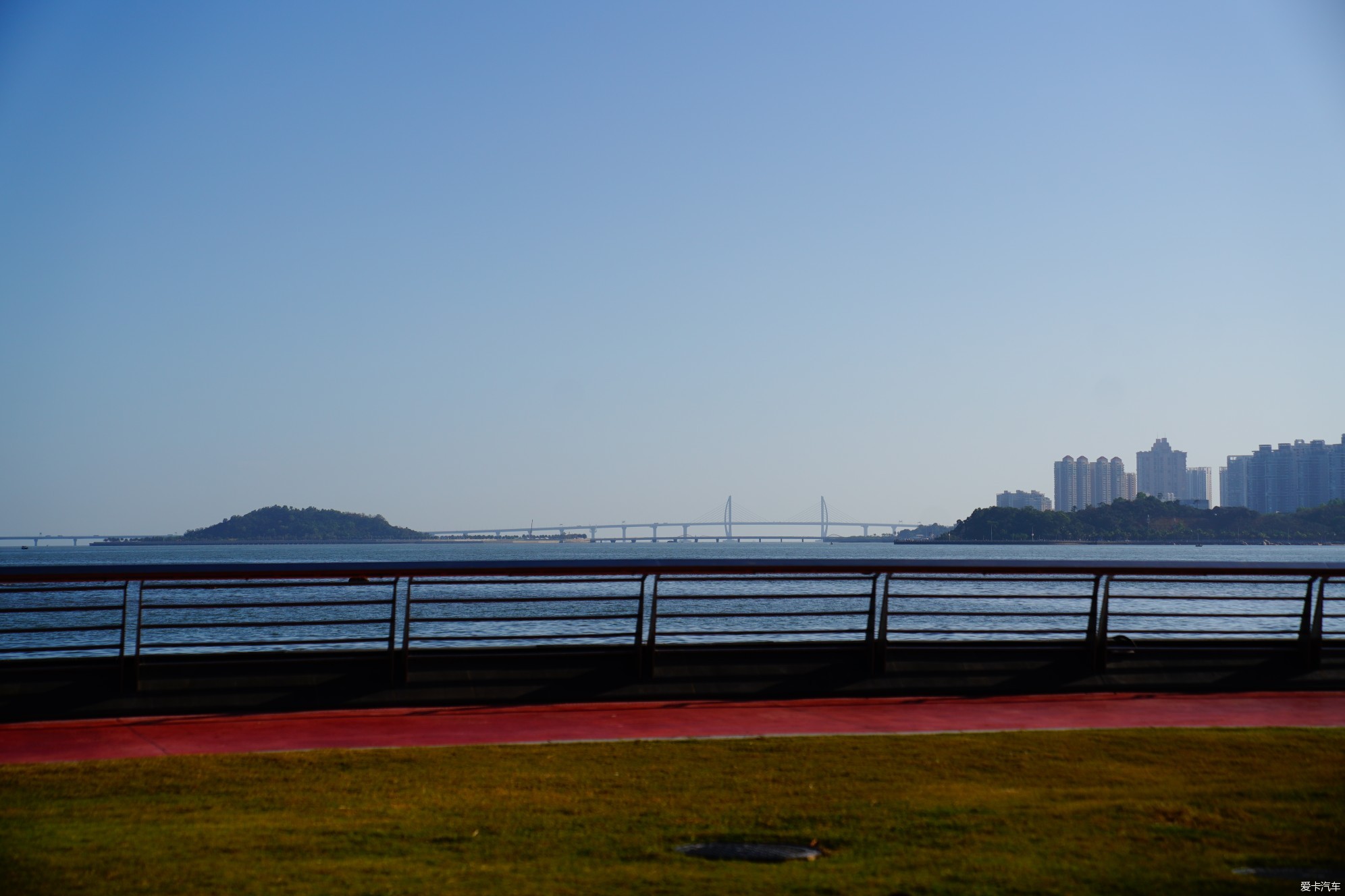 There is a wild raccoon island to the east of Lovers Road