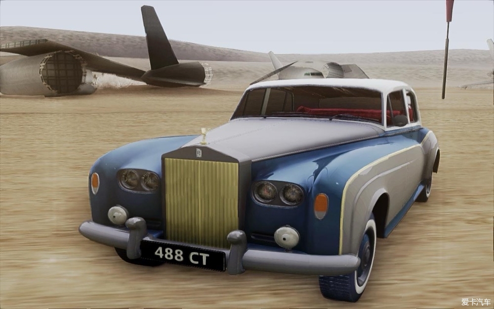 给游戏制作车模型系列之劳斯莱斯银云3