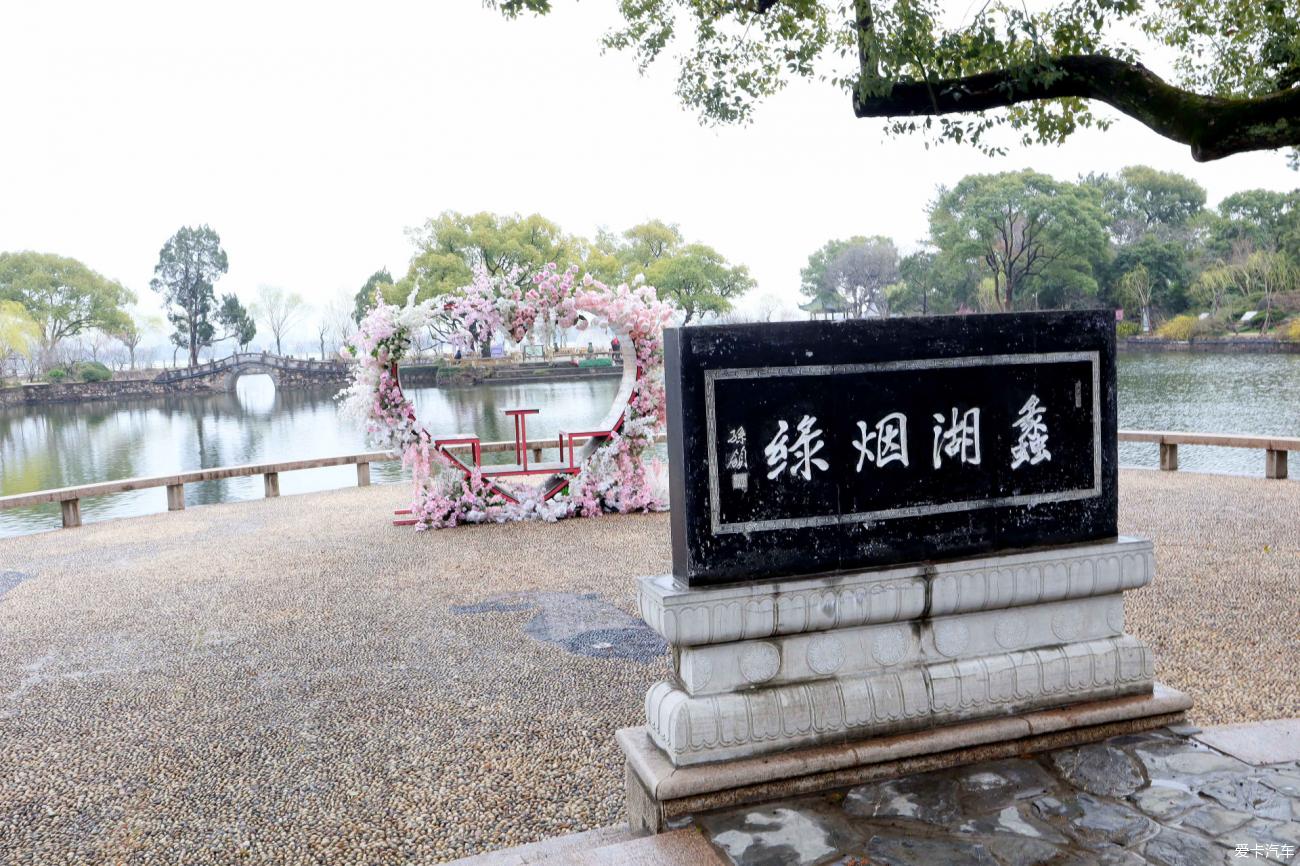 蠡园的桃花盛开