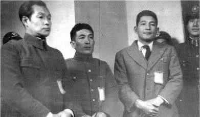 处决田中军吉,向井敏明,野田毅