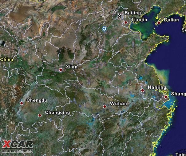 中国卫星地图高清村庄地图2017