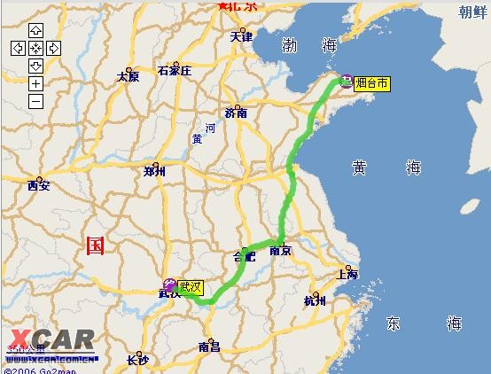 请问从山东烟台到武汉的比较详细的行车路线?