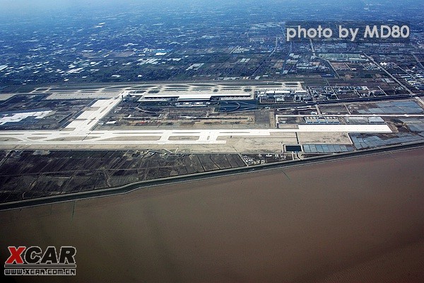 上海浦东机场航拍图片图片