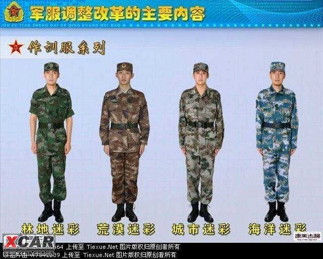 解放軍新軍裝一覽精華