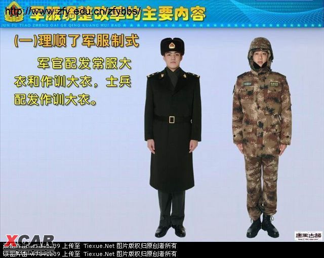 解放軍新軍裝一覽精華