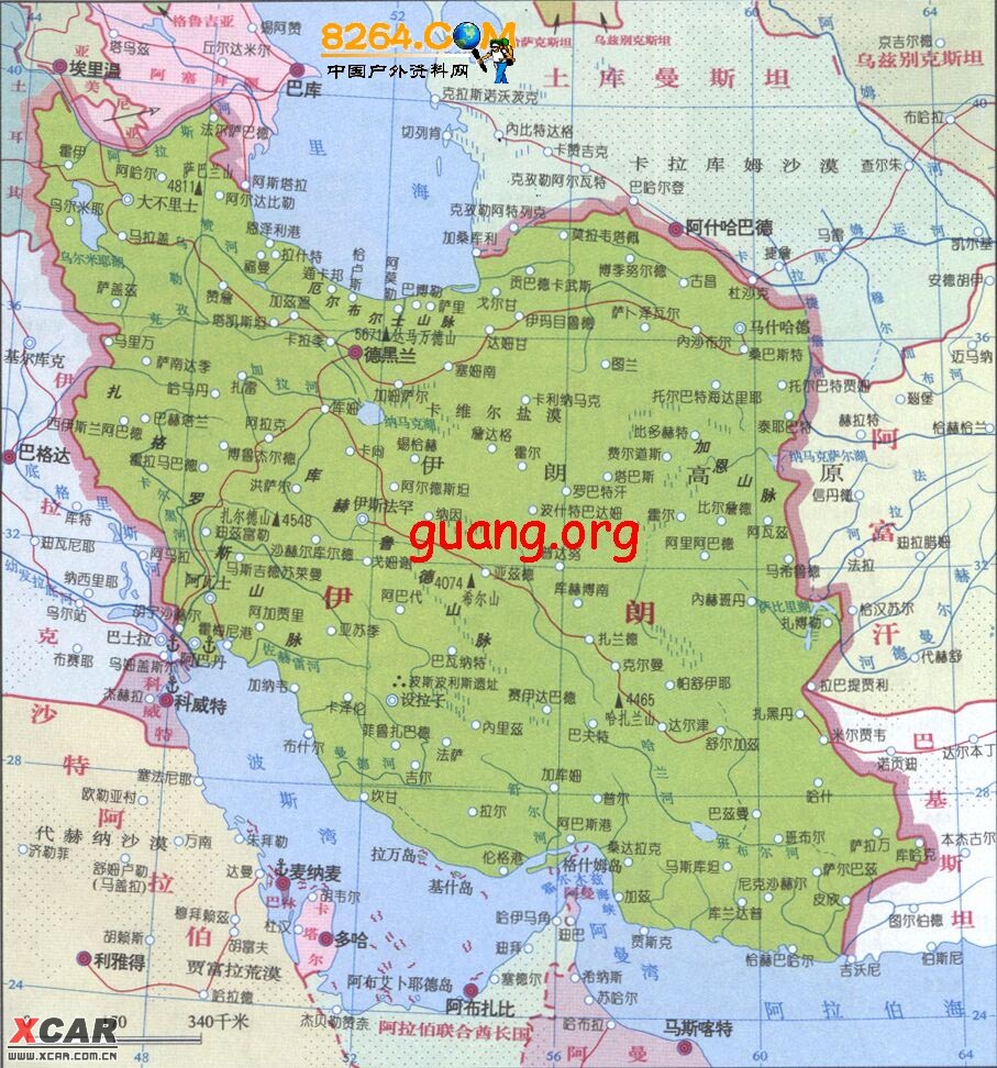 伊朗设拉子地图图片