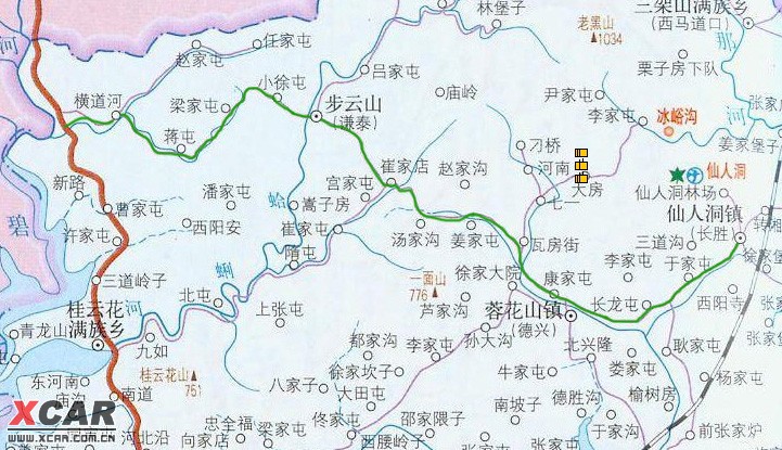 庄河石城岛地图图片