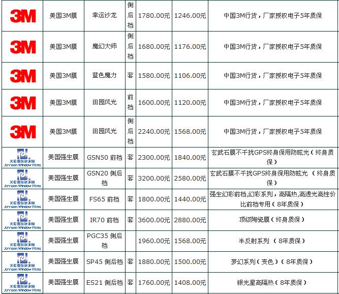 3m太陽膜/【neptune】原廠真皮/漢高隔音 上海車友會專營店-愛卡汽車